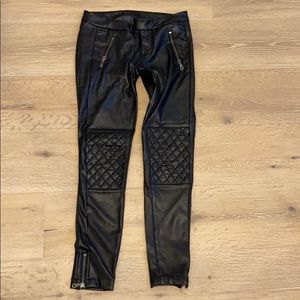 WORK CUSTOM TUXEDO LEGGERA FAUX LEATHER PANTS